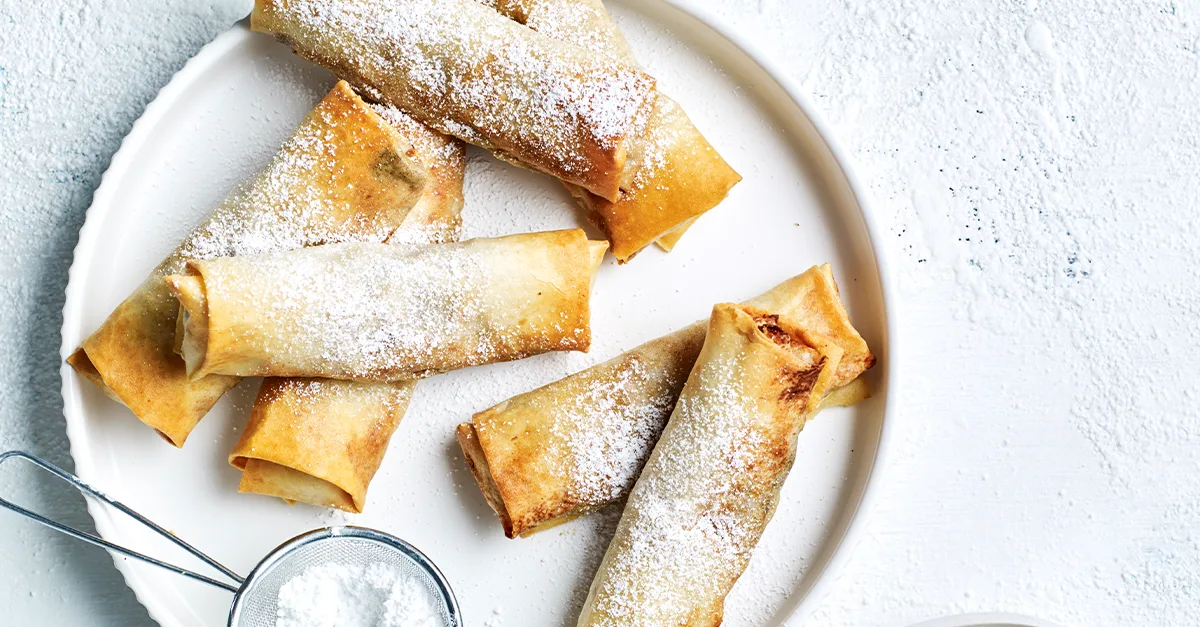 Air fryer apple pie rolls | Women's Weekly Food