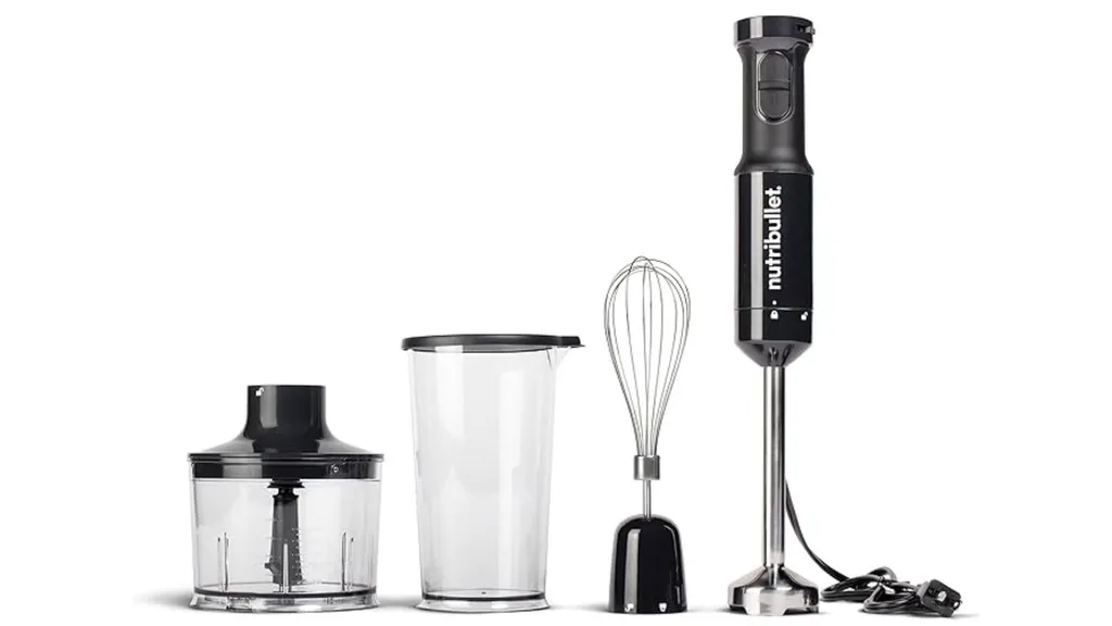 NutriBullet Immersion Blender, Dark Grey, Deluxe set