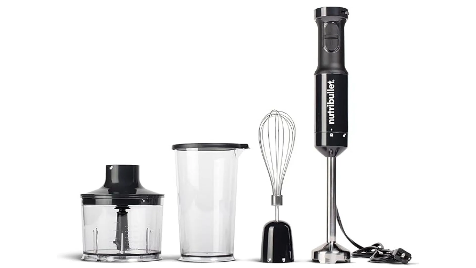 NutriBullet Immersion Blender, Dark Grey, Deluxe set