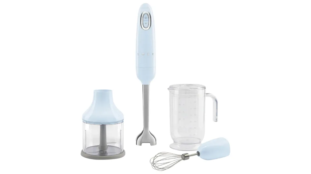 Smeg 50's Style Retro Hand Blender Pastel Blue
