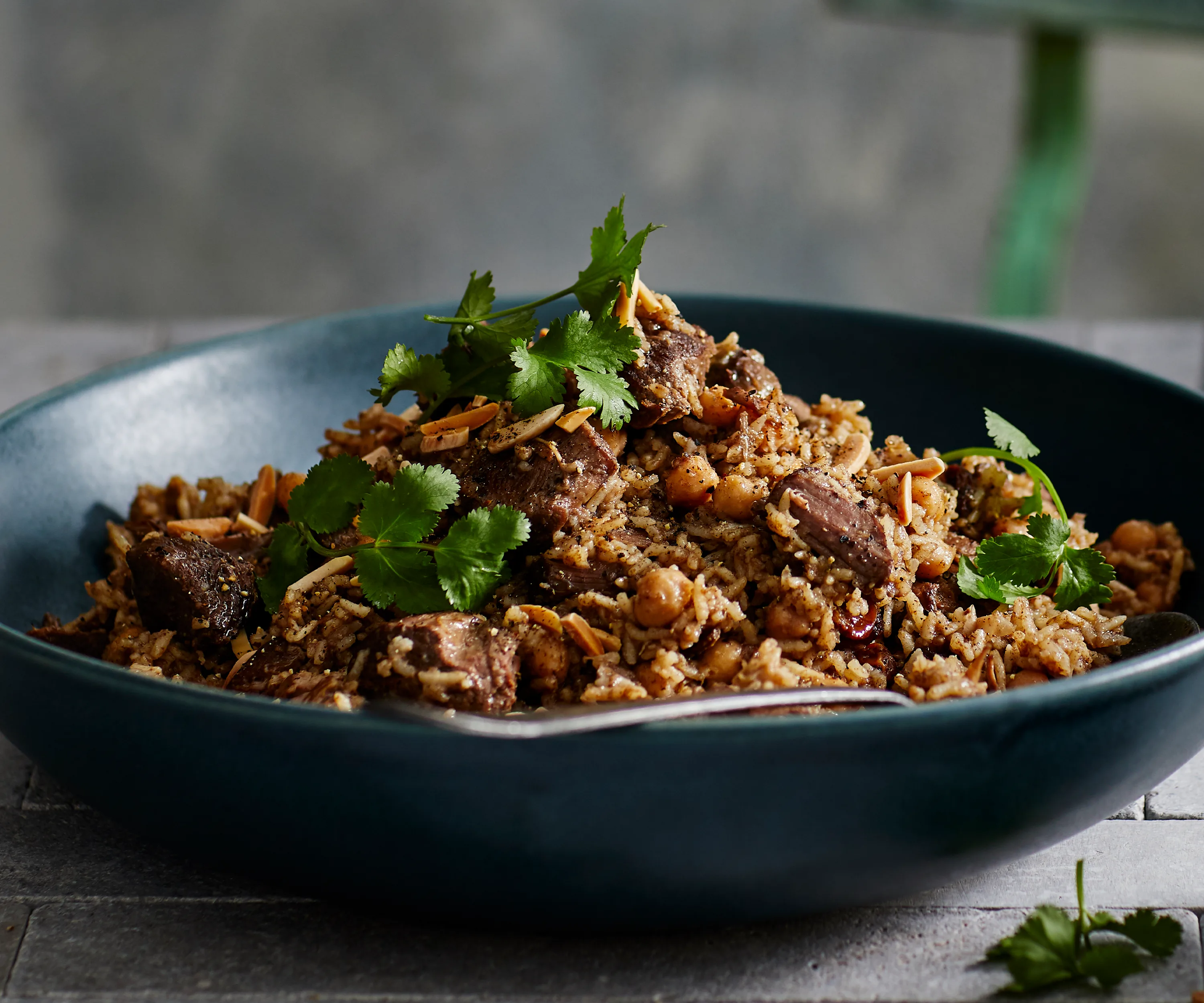 Lamb and chickpea pilau
