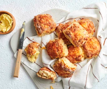 Bacon and cheese scones