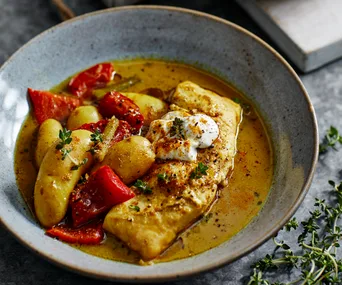 Slow-cooker Caribbean fish curry