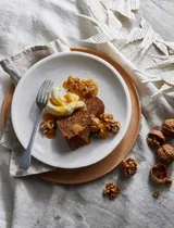 slice of sticky date pudding