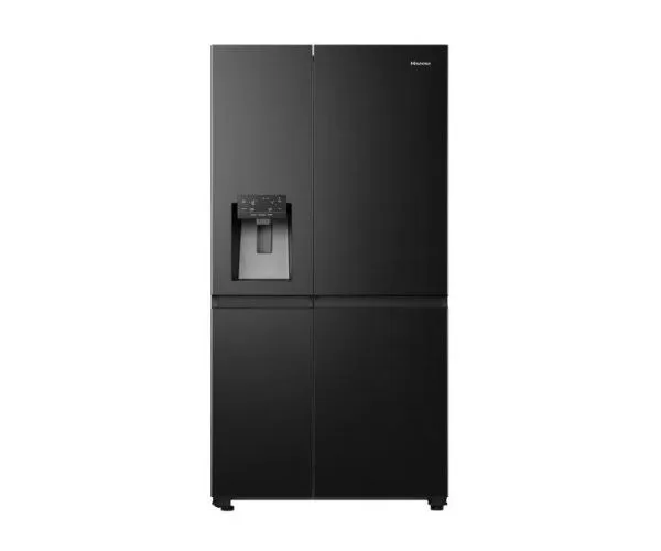 Hisense 632L Side By Side Refrigerator - Black