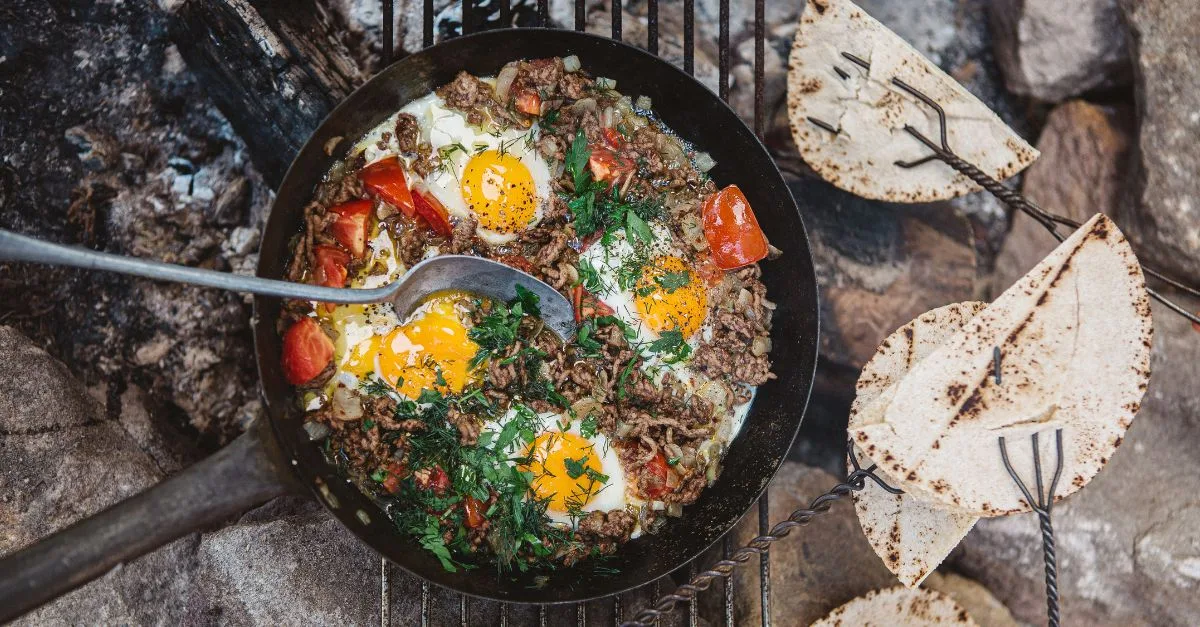 Baked eggs with spiced lamb | Women's Weekly Food