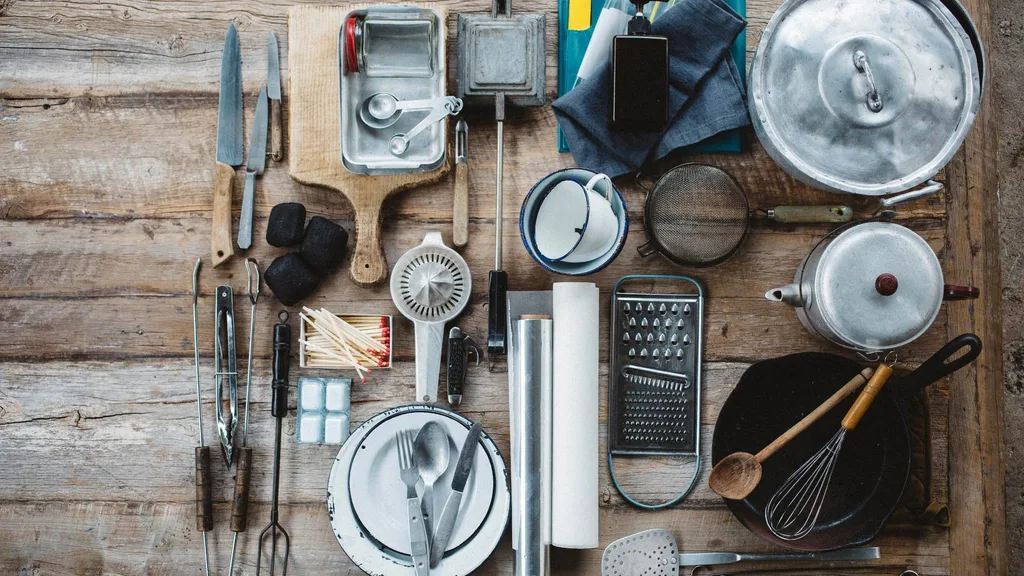 Camping cooking equipment