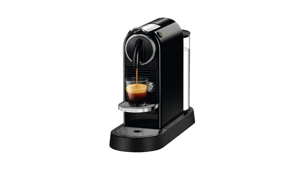 Nespresso DeLonghi Citiz Solo Capsule Coffee Machine Black.