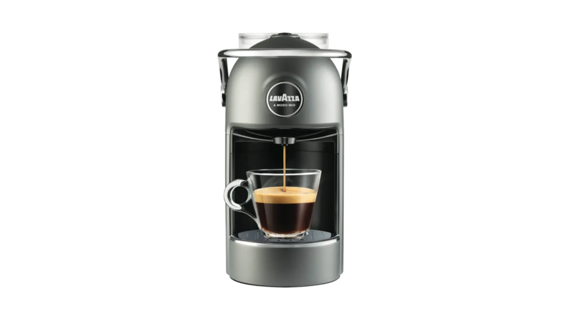Lavazza Jolie Plus A Modo Mio Coffee Machine in Gun Metal.