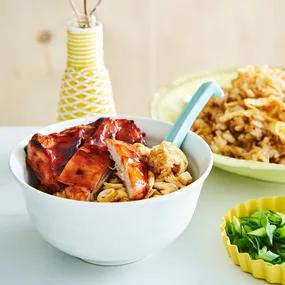 Julie Goodwin's char siu chicken with egg fried rice