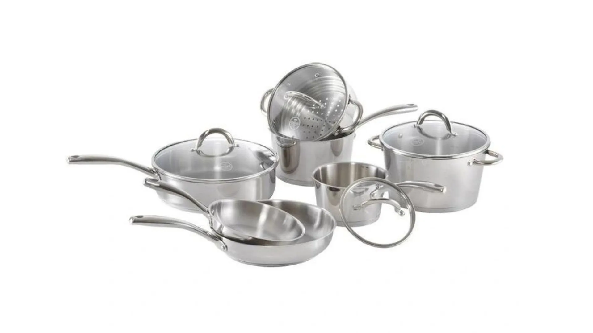 The Cooks Collective 7 Piece Cookset in Stainless Steel