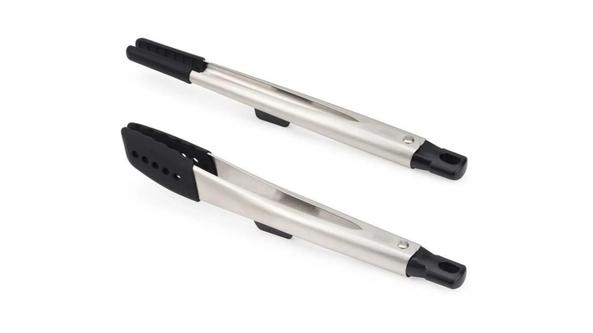Joseph Joseph Elevate Fusion 2 piece silicone tong set in stainless steel