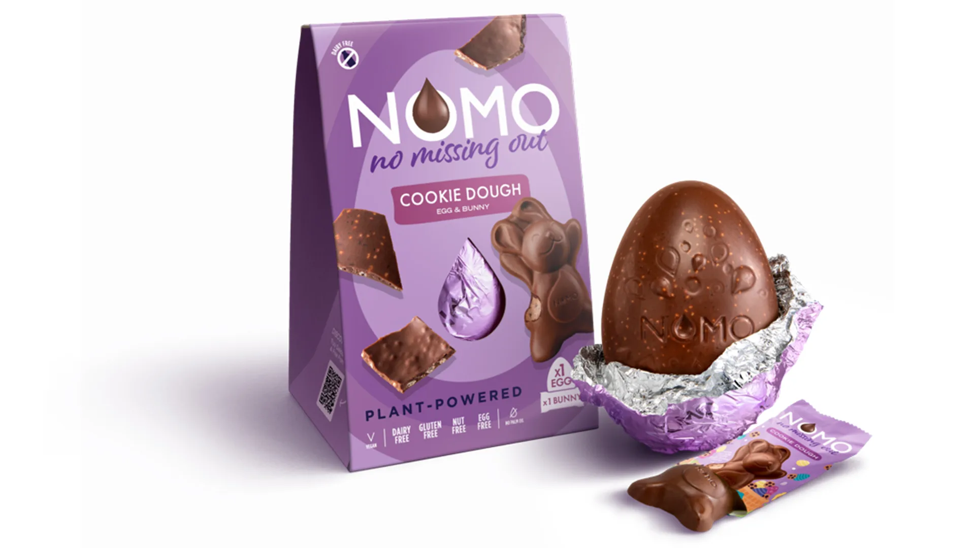 NOMO Vegan Cookie Dough Crunch Egg