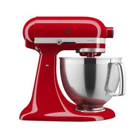 Red Kitchen aid mix master.