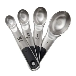 OXO 4 Piece Measuring Spoon Set in Stainless Steel (Myer)