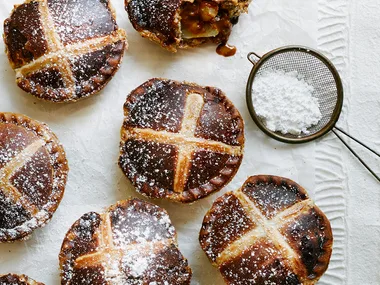 Pear & Biscoff hand pies