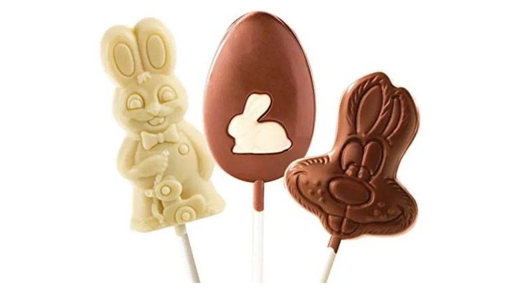Easter Lollipop Collection (3 Lollipops) - Allergy Friendly and Vegan Chocolate Easter Candy