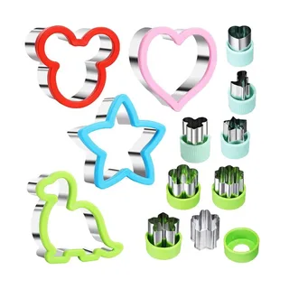 12pcs shapes cookie cutter set (Amazon)