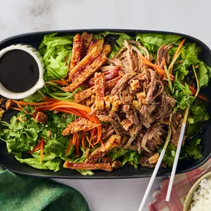 Slow cooker caramel pork with crispy crackling