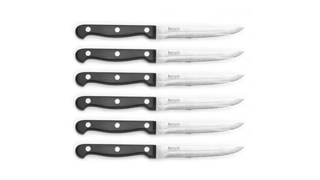 Baccarat SABRE 6 Piece Steak Knife Set