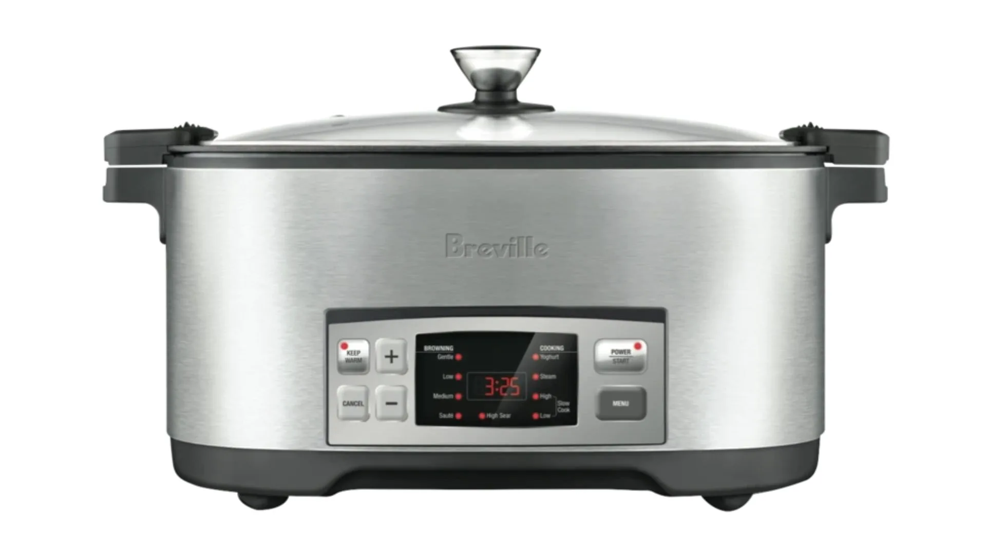 Breville The Searing Slow Cooker in brushed stainless steel colour