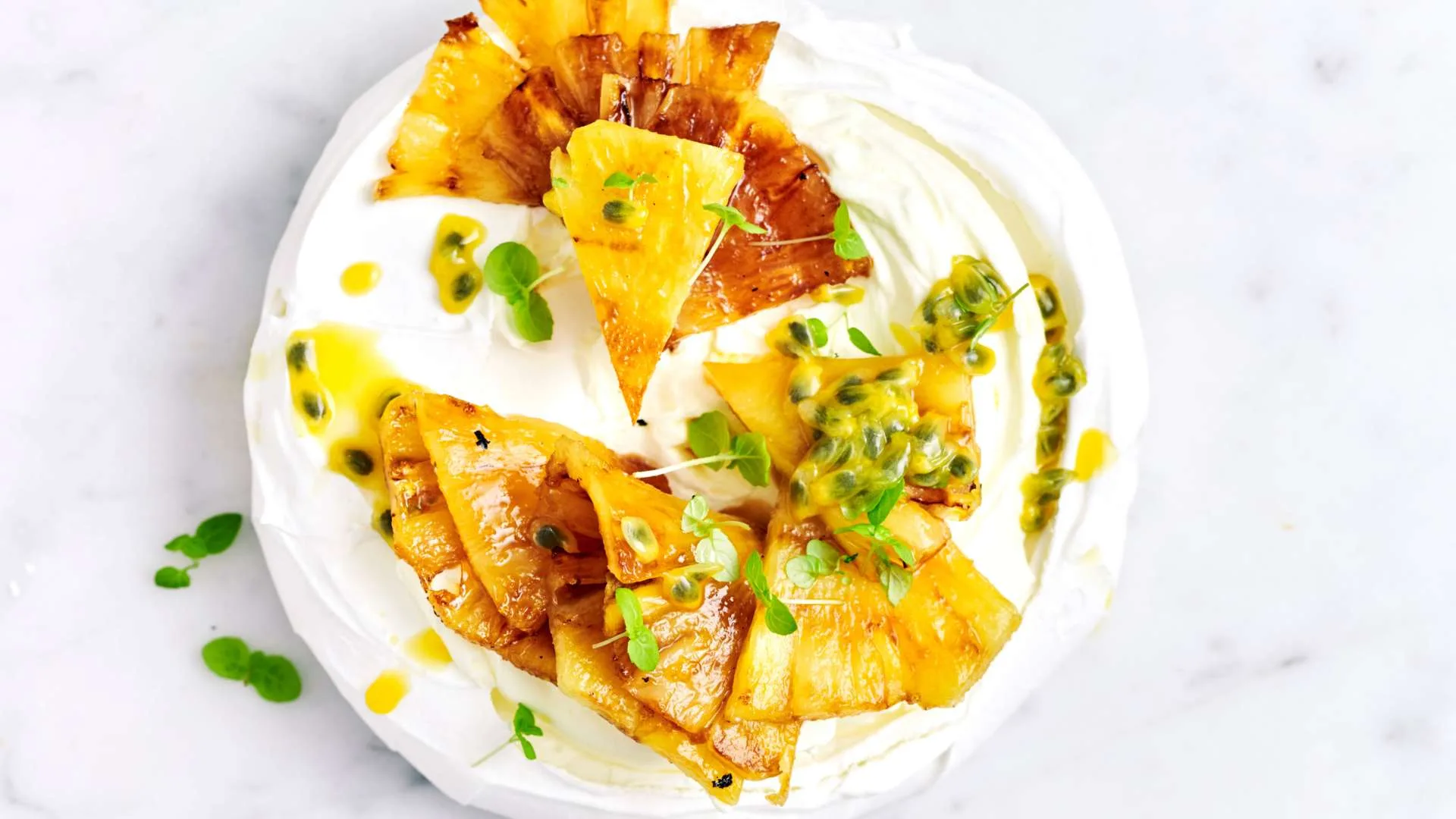 PINEAPPLE & GINGER PAVLOVA