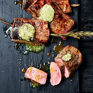 Lamb backstrap infused with lemon myrtle