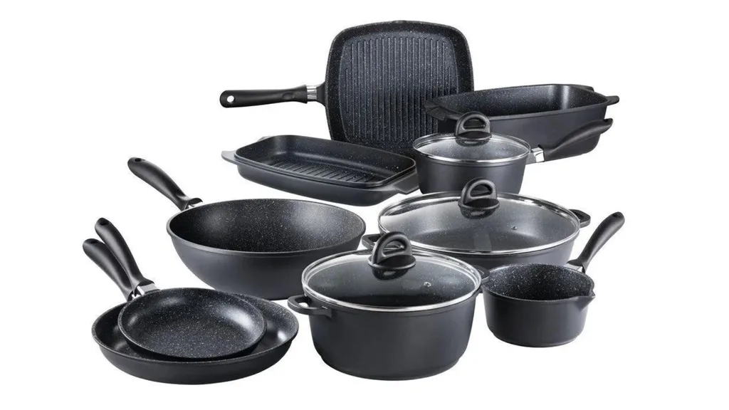 Black Friday Baccarat STONE 10 Piece Cookware Set with Wok