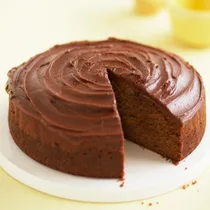 easy chocolate cake with chocolate icing