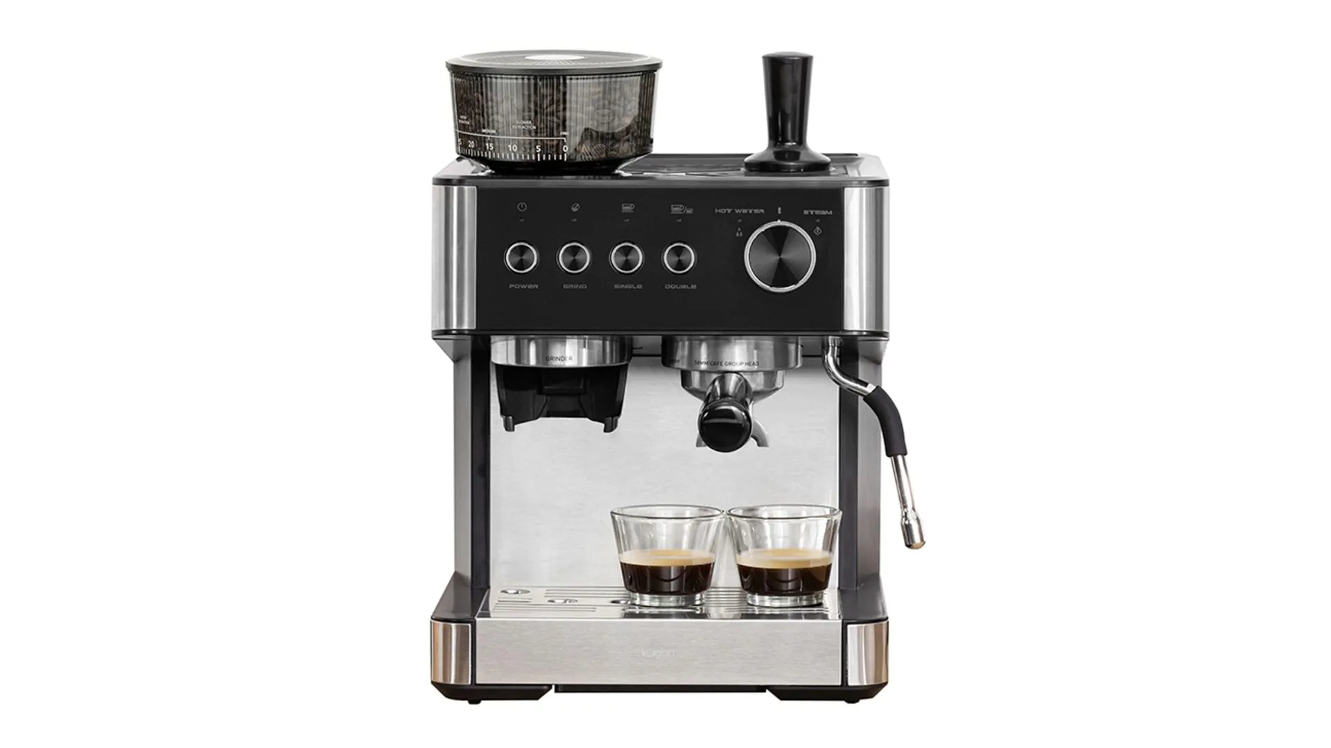 The Kogan Espresso Barista Coffee Machine with Grinder.