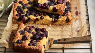 Ricotta, polenta and blueberry cake recipes