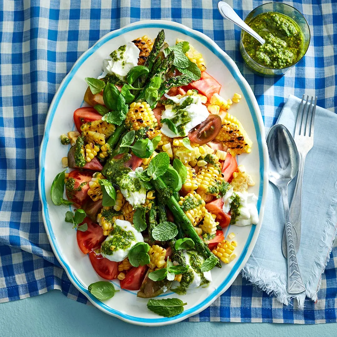 Grilled corn salad-image