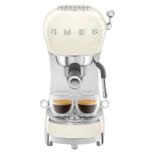 Smeg 50's Style Espresso Machine Cream