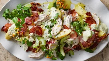 Chicken & potato salad with zesty yogurt dressing