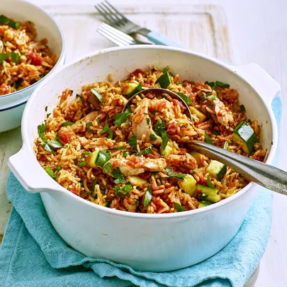 One pot chicken and rice