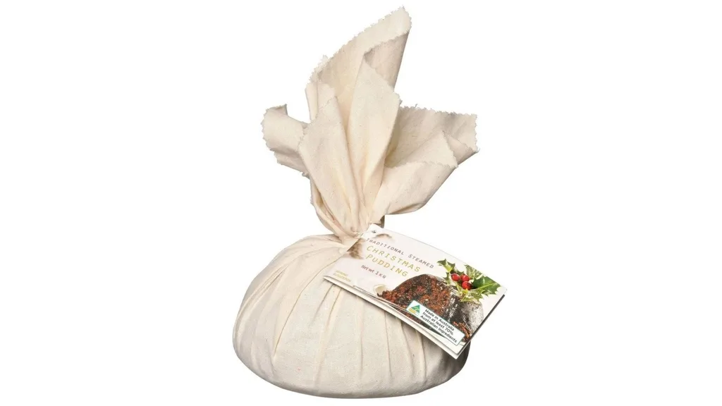 Traditional Foods Steamed Christmas Pudding Cloth 1kg