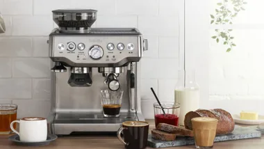 Our best affordable coffee machine guide includes the Breville The Barista Express.