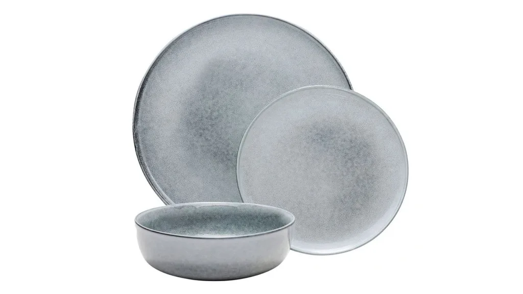 Salt&Pepper Relic Dinner Set 12 Piece in Blue