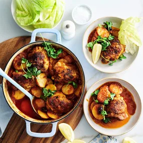 Julie Goodwin’s Spanish chicken tray bake