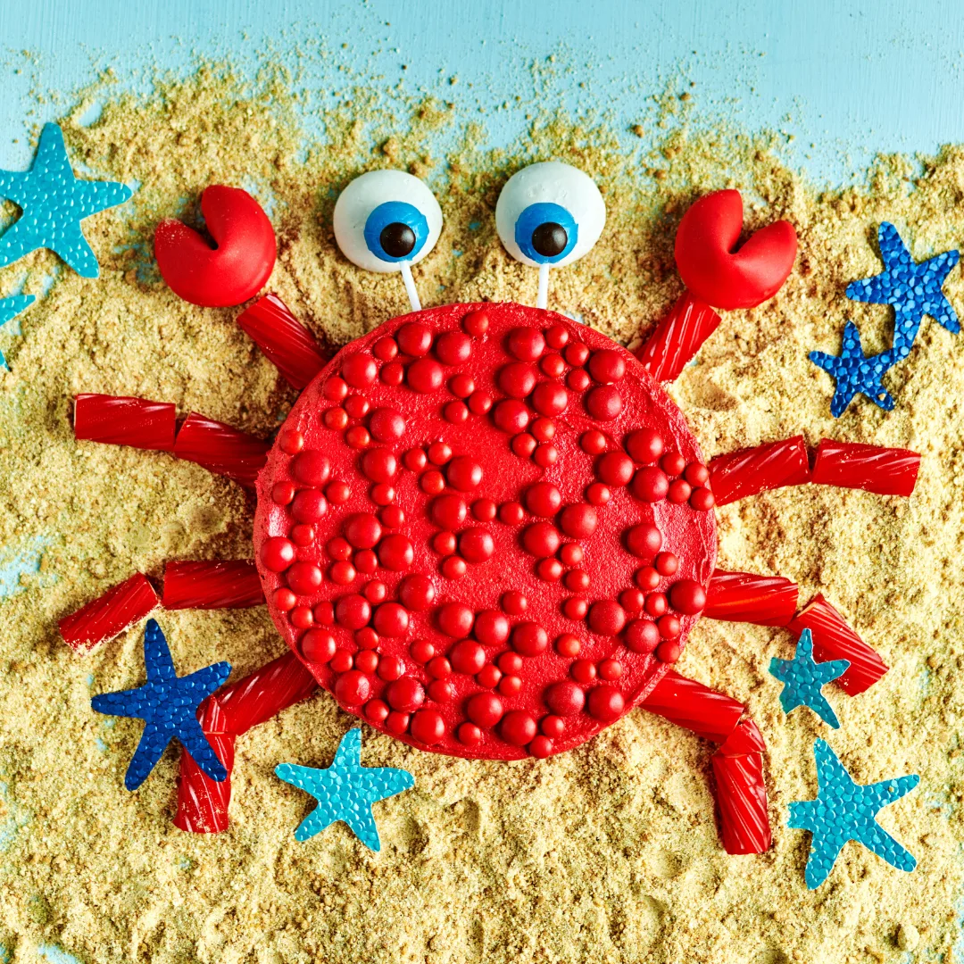 Red Crab Birthday Cake