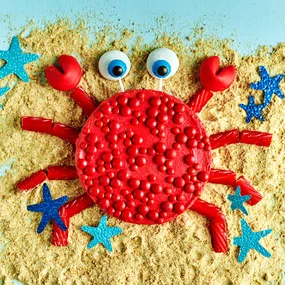 Red Crab Birthday Cake