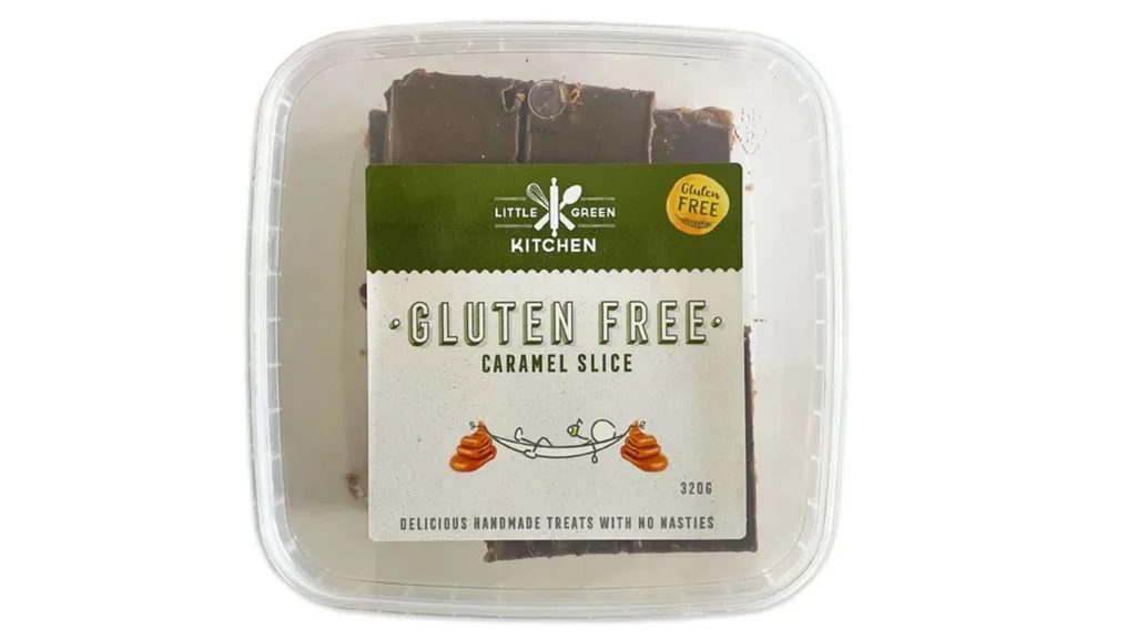Little Green Kitchen Gluten Free Caramel Slice 320g