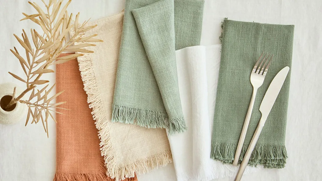 Muse Ashra Fringed Cotton Napkins