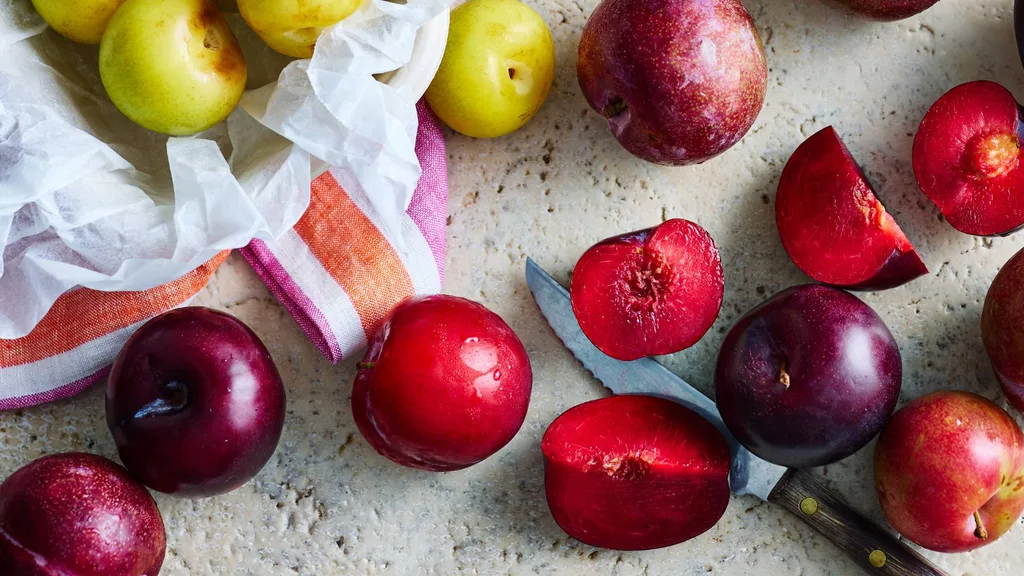 In season plums