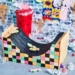 Skateboard cake