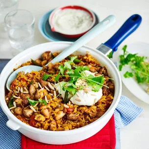 Julie Goodwin’s one pan chicken pilaf