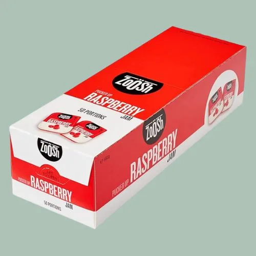 Zoosh Raspberry Jam, 13.6g x 50 Portions, 680g