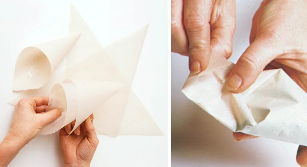 How to make a paper piping bag to write on the blackboard cake