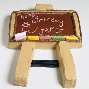 Blackboard cake