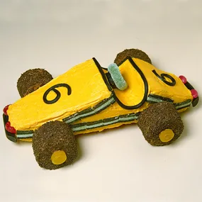 Race car cake